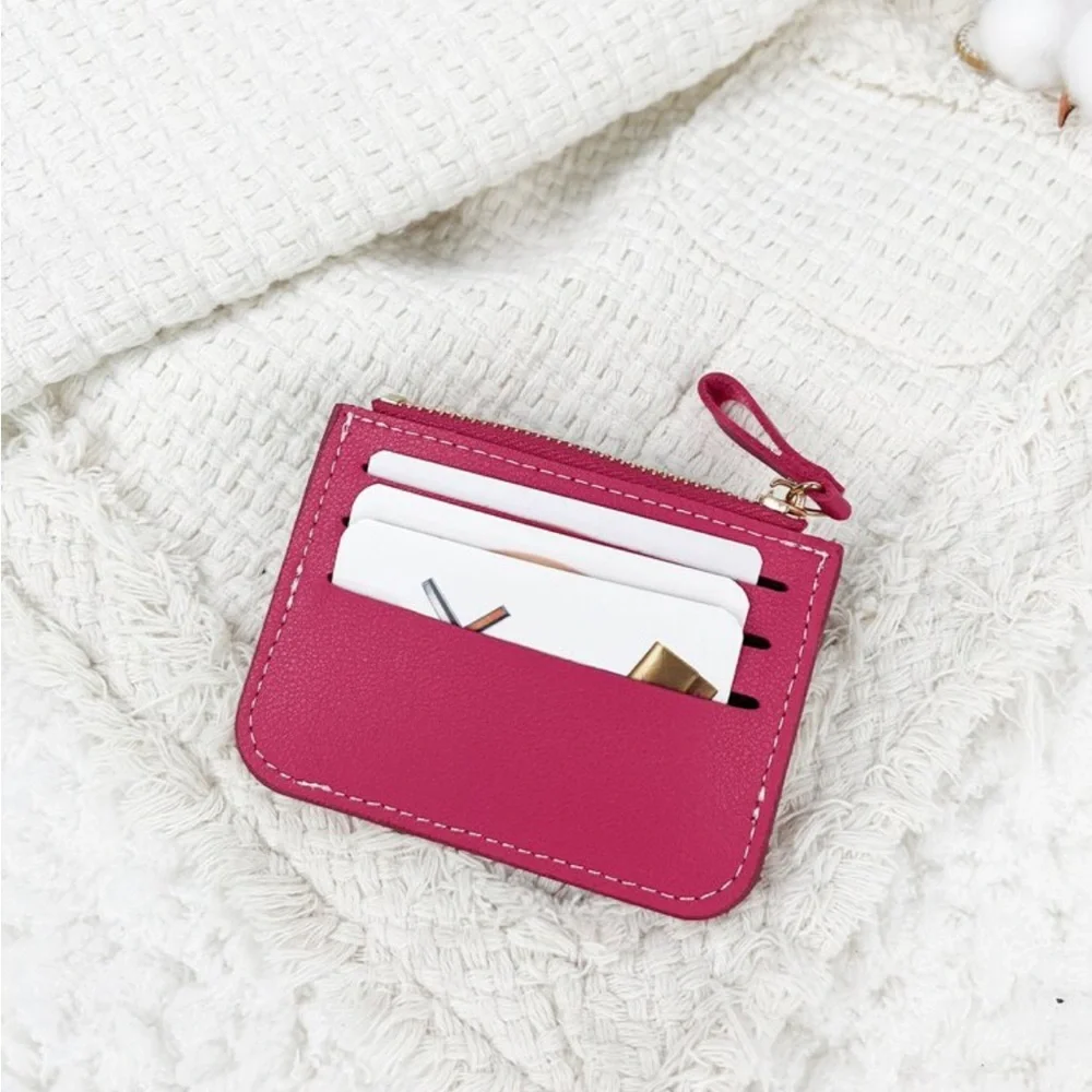 ⚠️Clearance Hot Pink Small & Slim Wallet / Cardholder - Picture 3 of 4